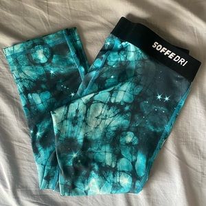 Soffe dri galactic galaxy capri leggings. Size XS. Low rise